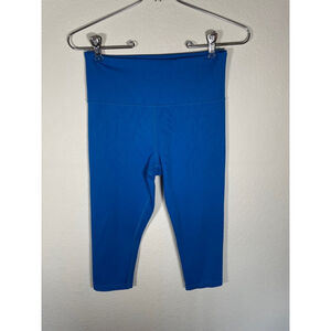 Zyia Active Cropped spandex bright blue women’s leggings